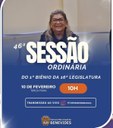 46ª SESSÃO ORDINÁRIA DO 1º BIÊNIO DA 16ª LEGISLATURA 